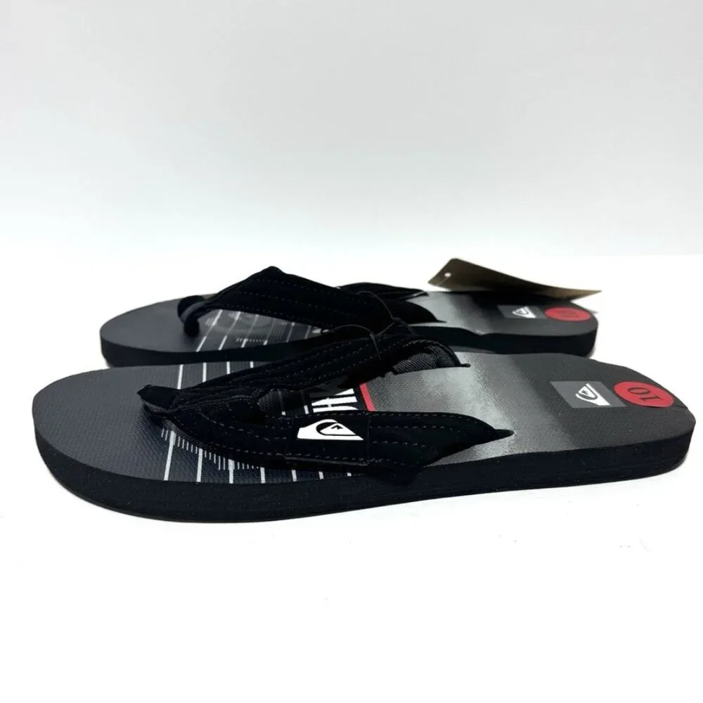 Quicksilver Mens Dune Sandals Black Size 10 M
